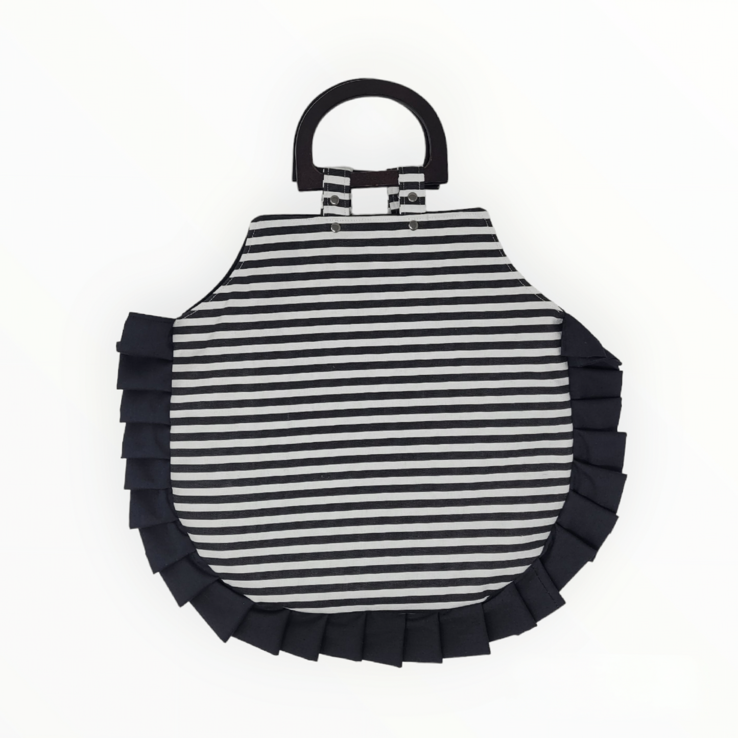 Black Striped Summer Bag